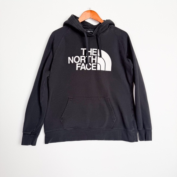 The North Face Women's Large Classic Long Sleeve Black Pullover Hoodie w/ Logo - Picture 6 of 11